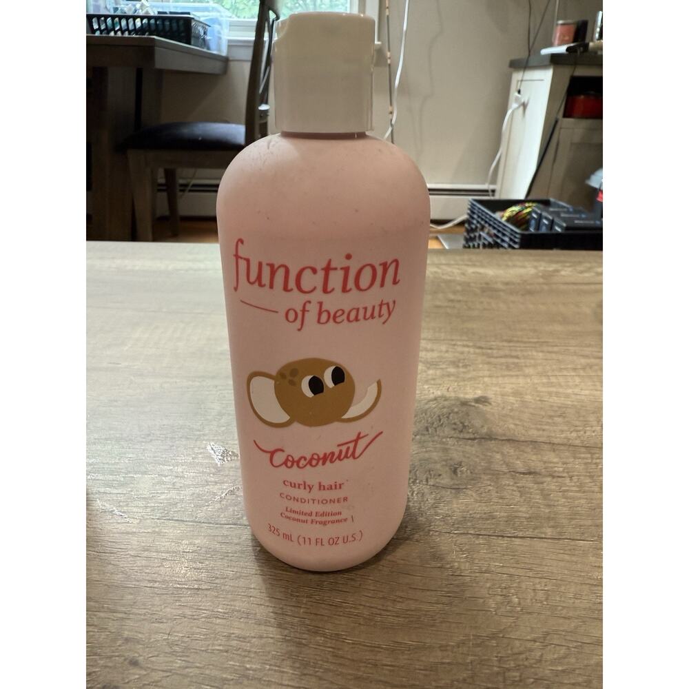 NEW Function of Beauty CURLY Hair COCONUT Conditioner 11oz Limited Edition